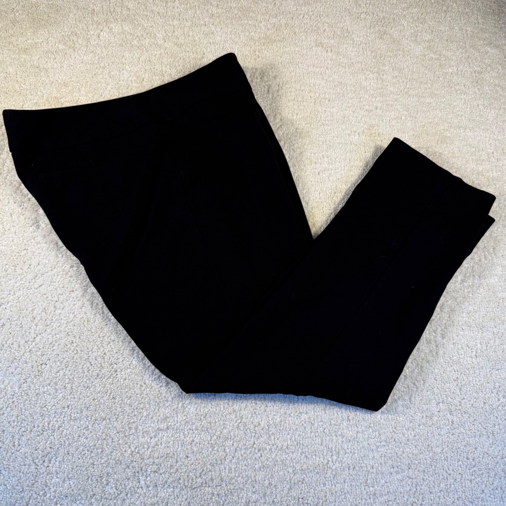 Vince Camuto Women's Black Modern Stretch Career Dress Pants Size 12 Work‎